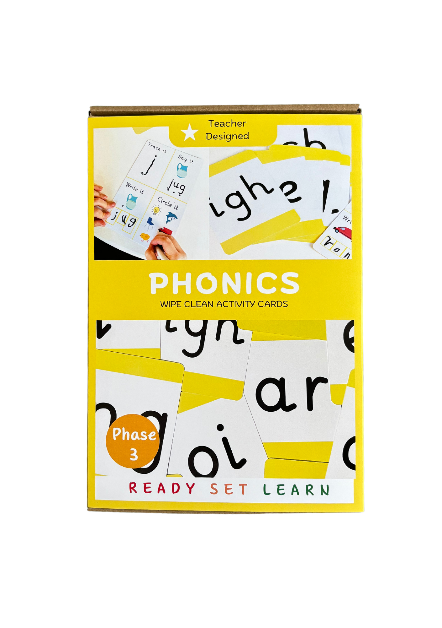 Pack 2 Phonics Activity Cards (Phase 3)
