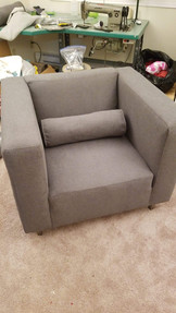 Re-upholstery of chair