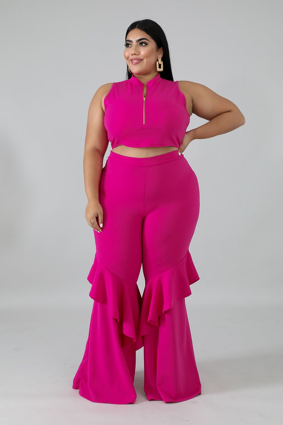 Thumbnail: Plus Size Palazzo Pants Set