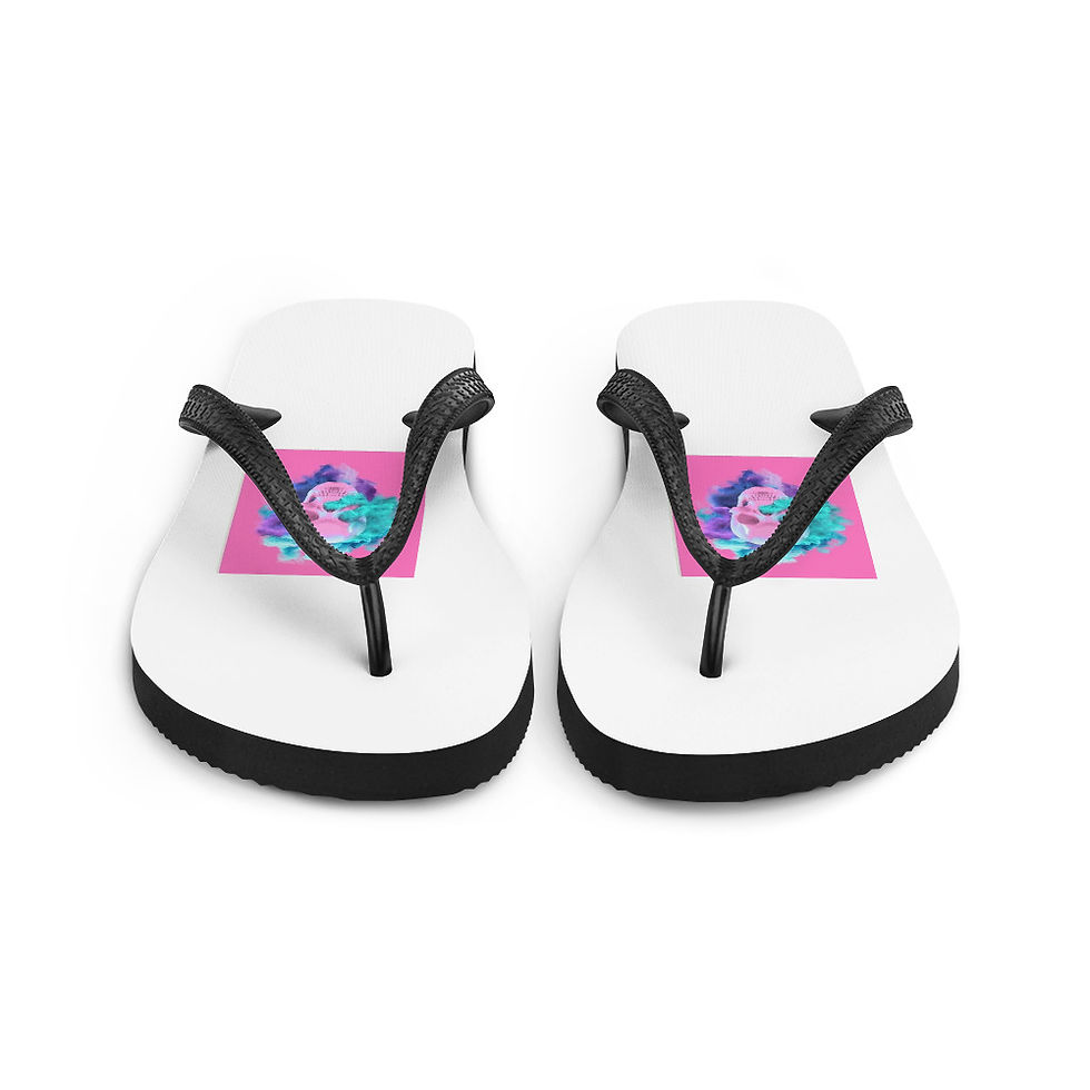 Thumbnail: Pink Skull Flip-Flops