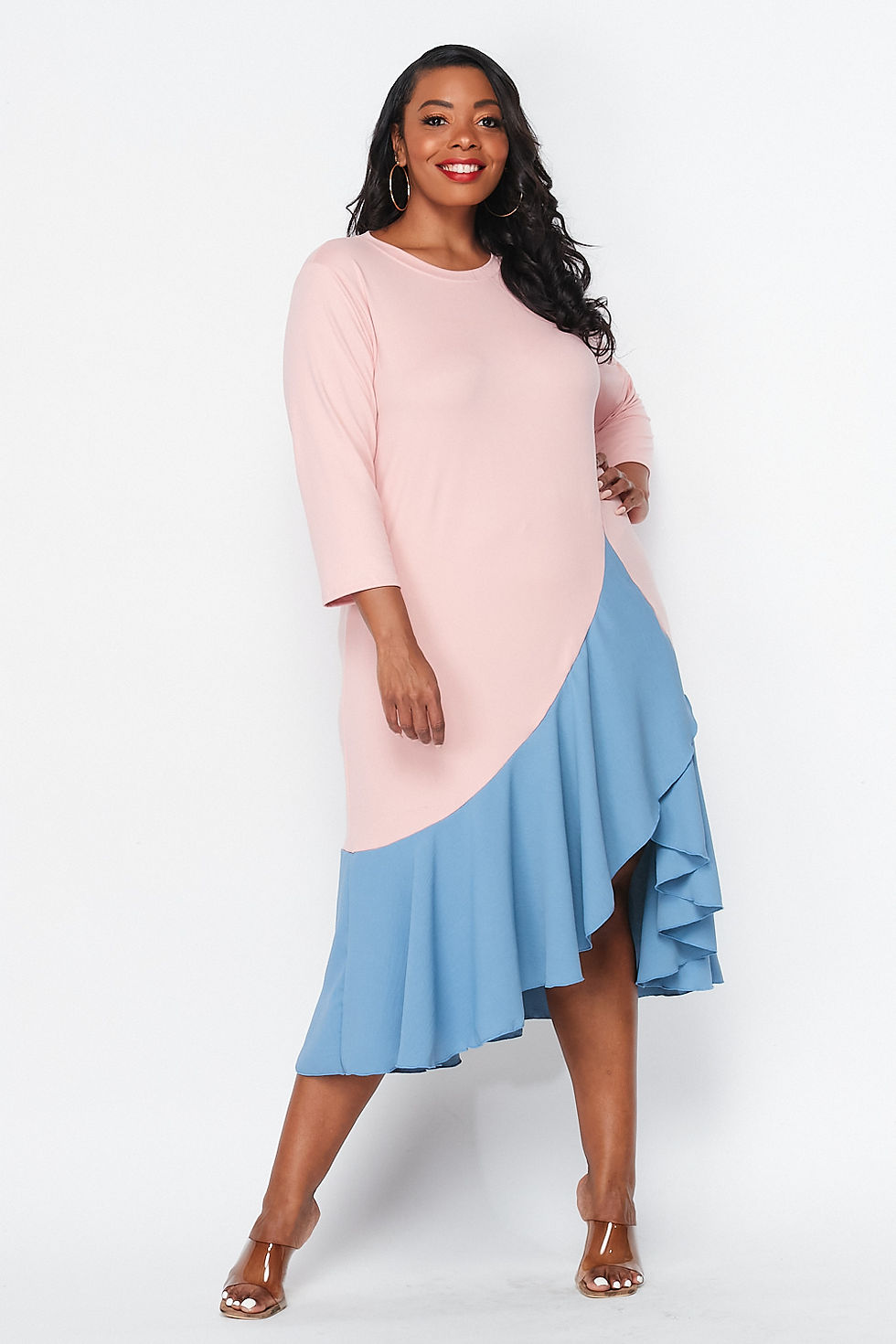 Thumbnail: Plus Size Block Dress