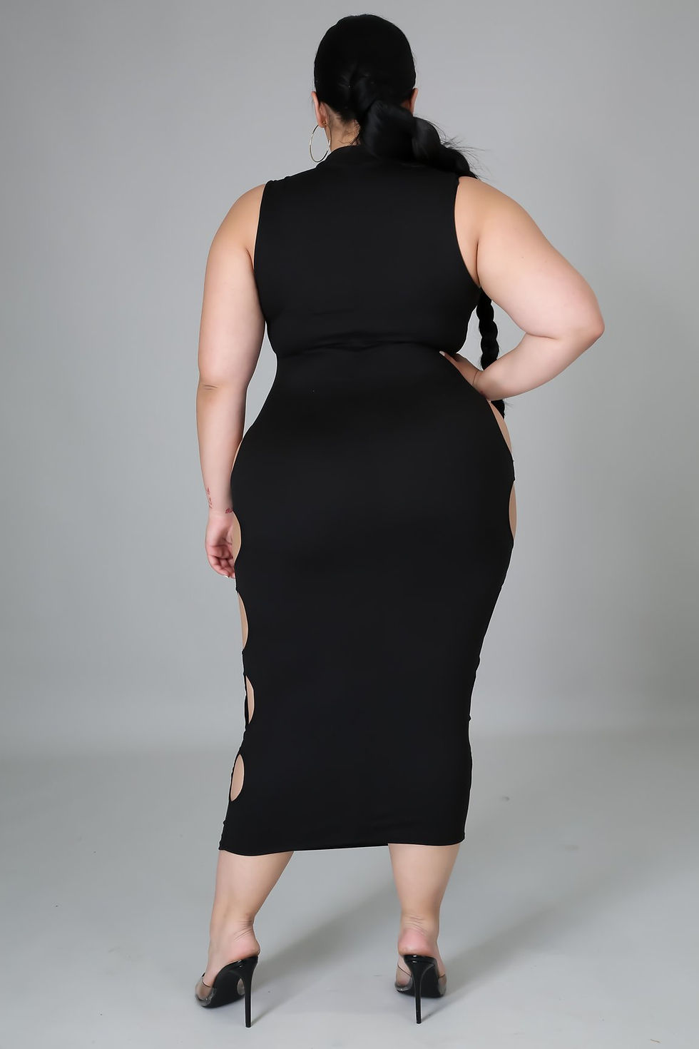 Thumbnail: Plus Size Front Cut-Out Dress