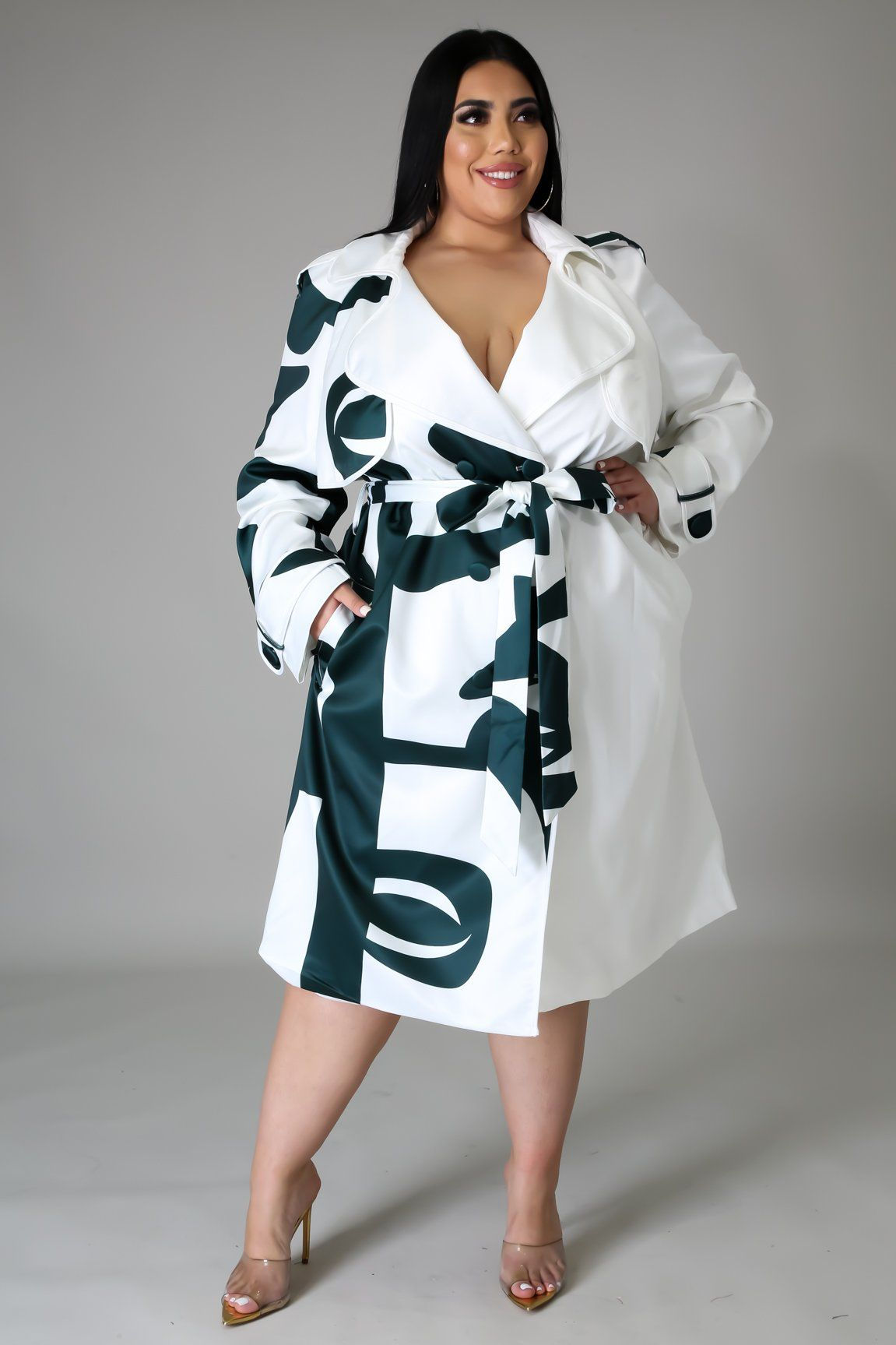 Plus Size Dress Coat