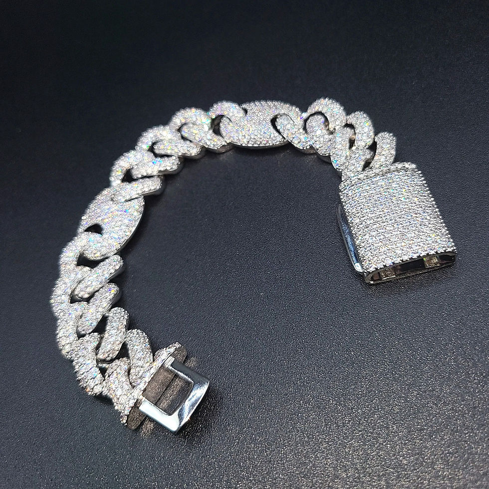 Thumbnail: Boss Chic Mariner Cuban Bracelet