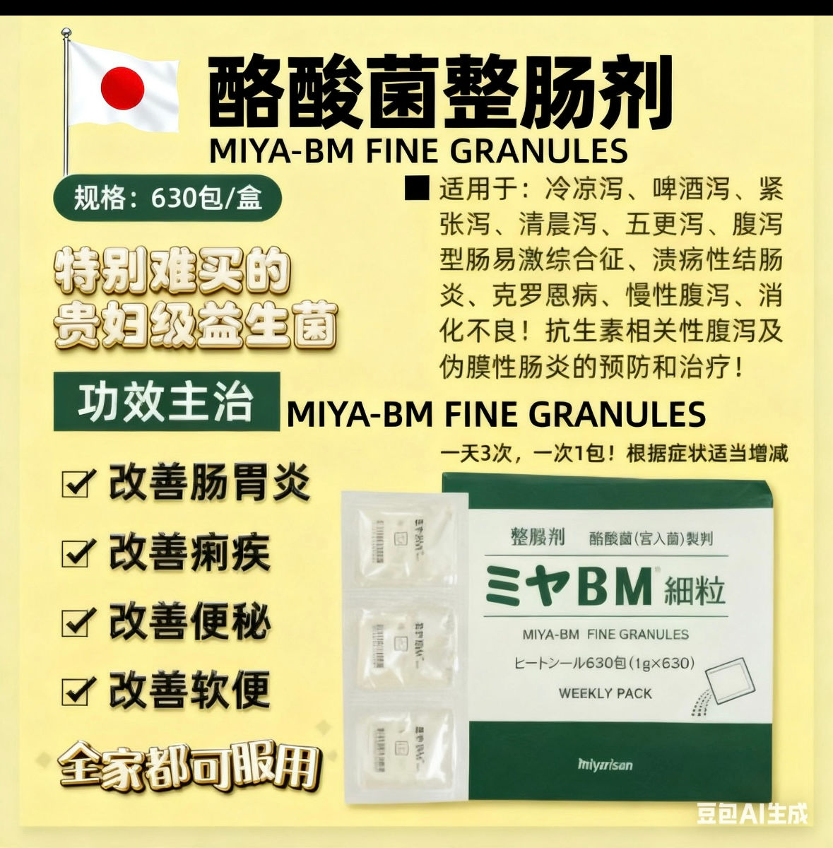MIYA-BM FINE GRANULES 630packs