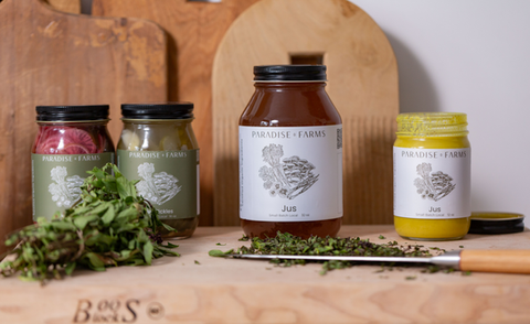 Brand Identity, Print & Digital Collateral and Web Design for a regenerative farm.