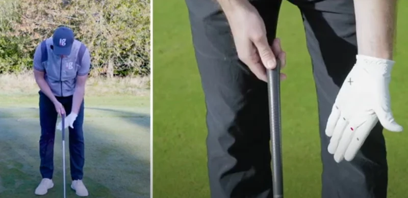 The correct way to grip a club