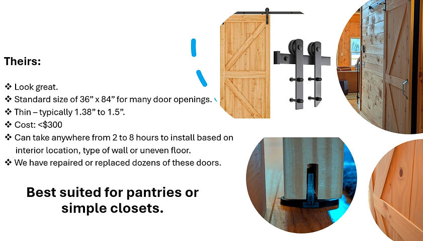 Inexpensive Barn Door