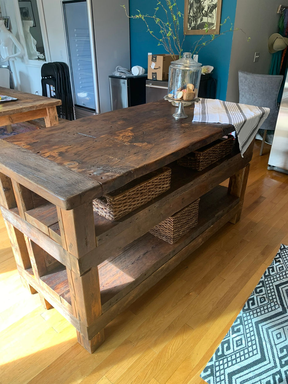 Custom Kitchen Island by Scott Linton