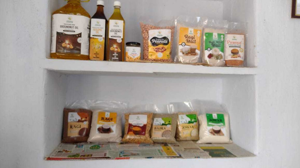 Variety of products produced by Swachha Kaadyam