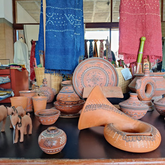 Exquisite handcrafted pottery and crafts by talented local artists.