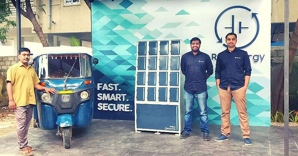 Arun and Gautham, co-founder of RACEnergy