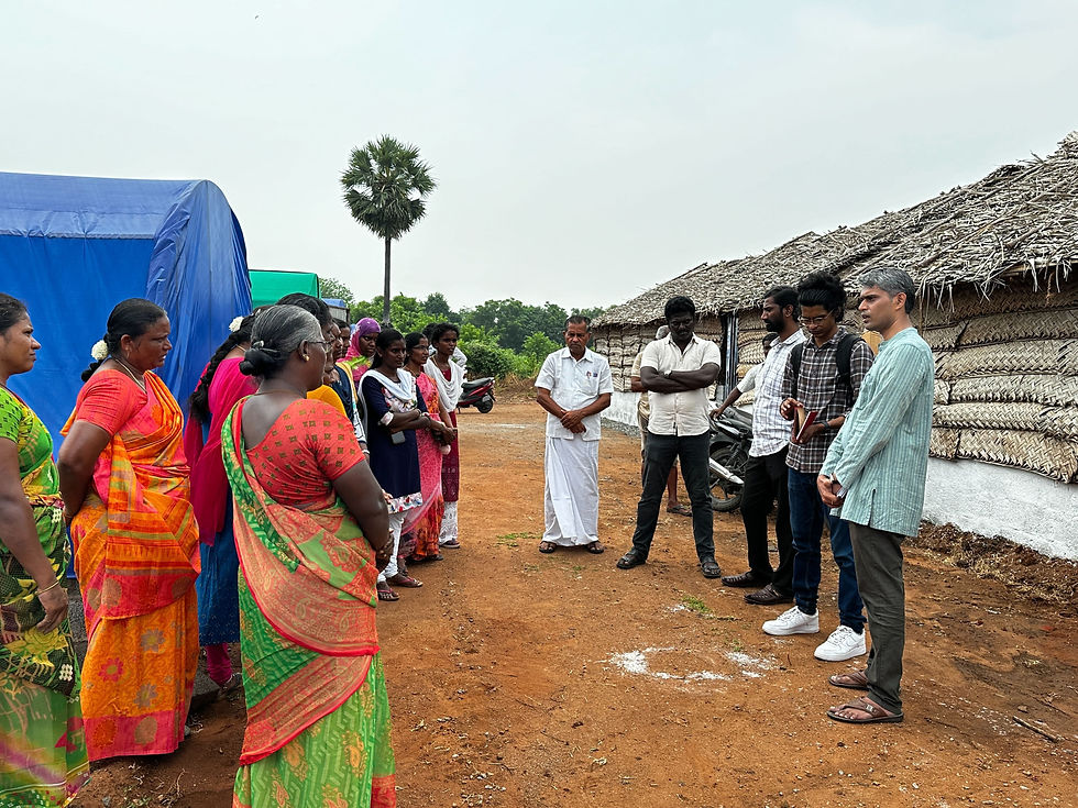 meeting with mushroom farmers
