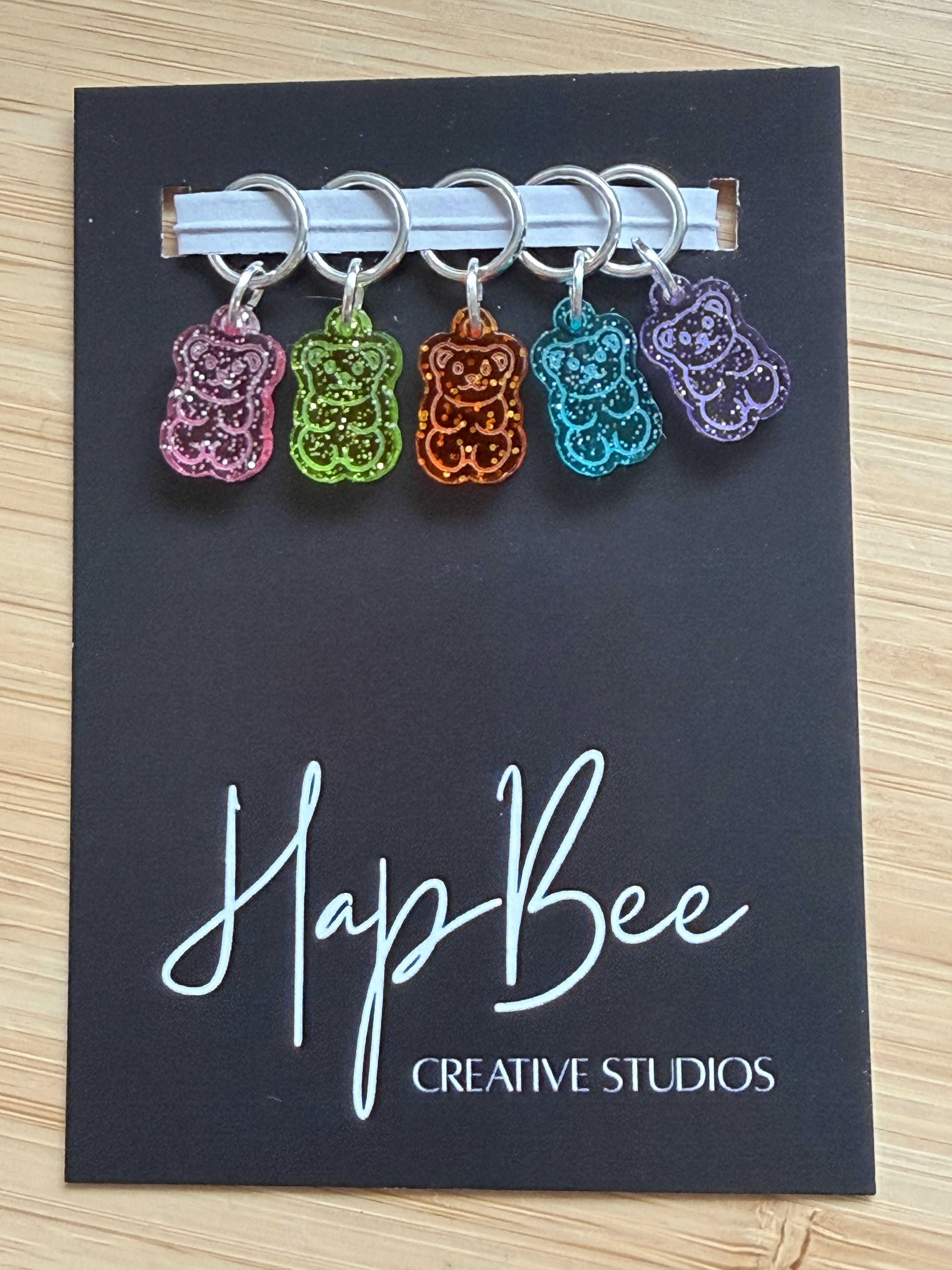 Candy Bear Stitch Markers