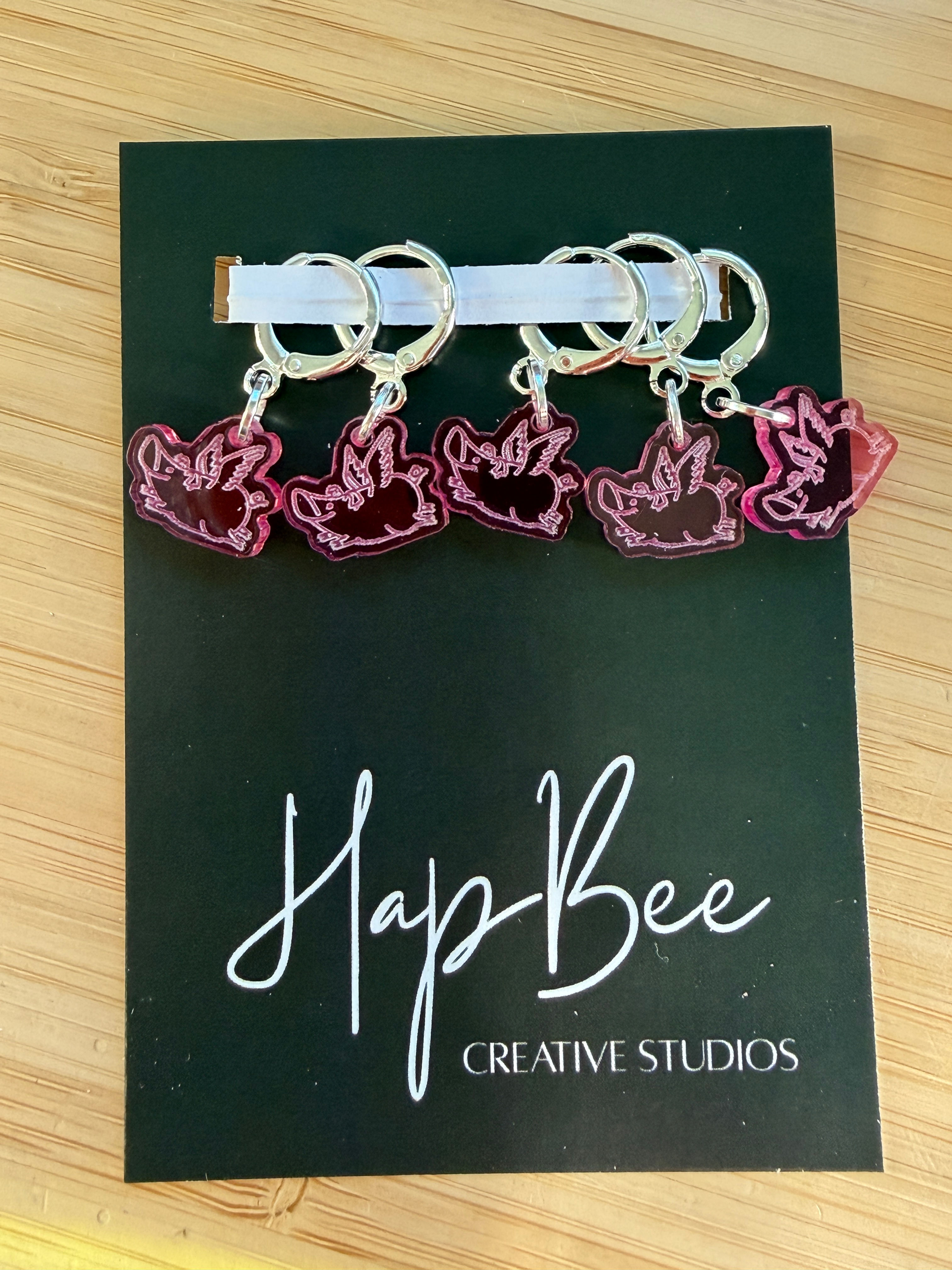 When Pigs Fly Stitch Marker set
