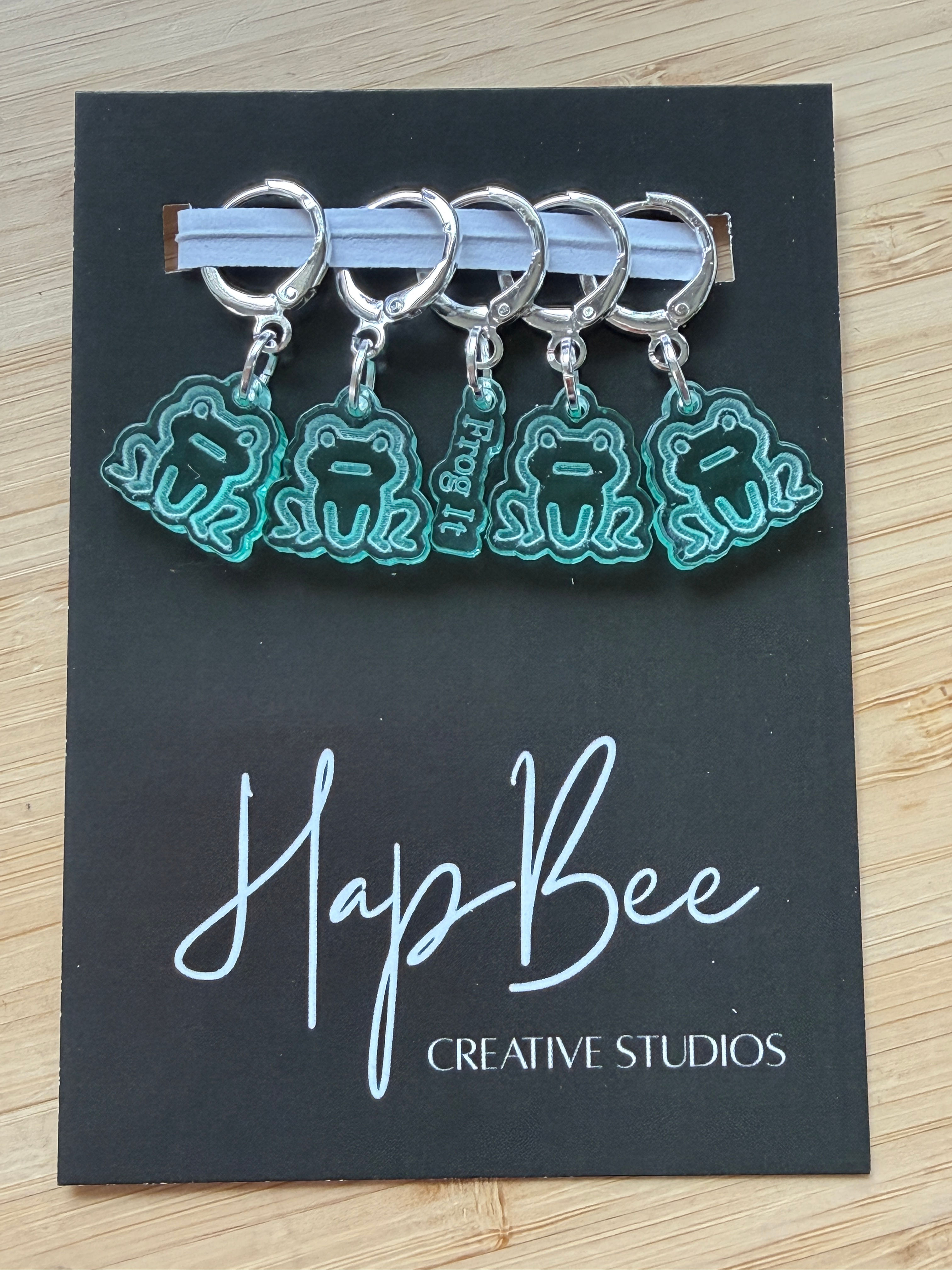 Frog It Stitch Marker set