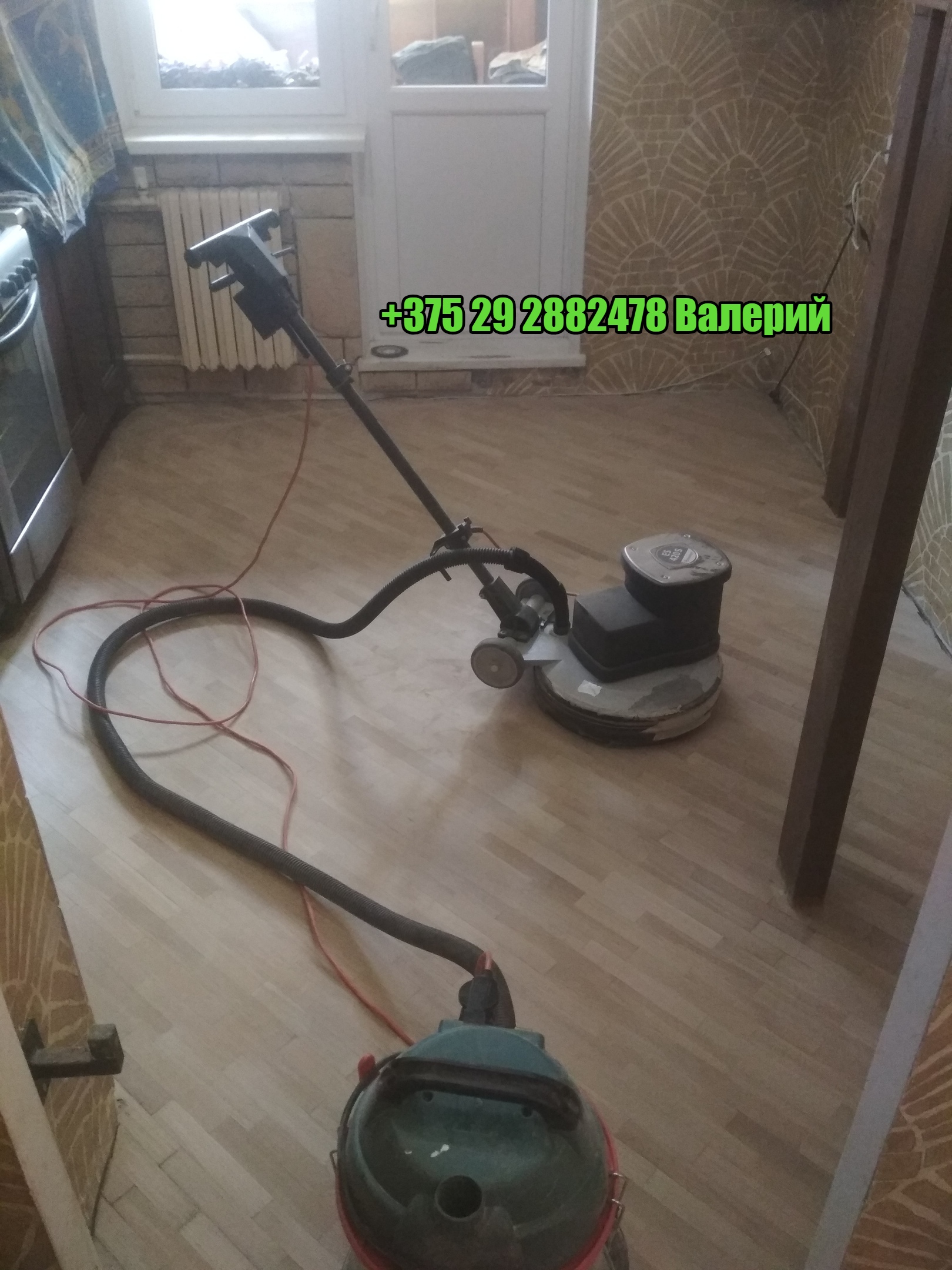 Шлифовка паркета