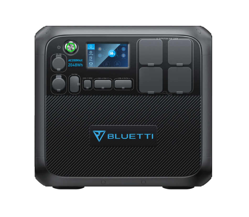 Прев'ю: Зарядна станція BLUETTI AC200MAX 2048Wh 2400W PowerOak Блюєтті