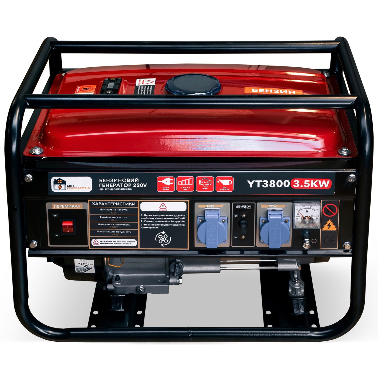 YT3800 3.5KW 220V (Запуск вручну)