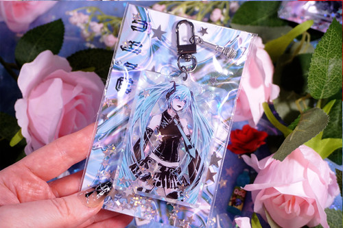 dark miku keychain | merobear.com