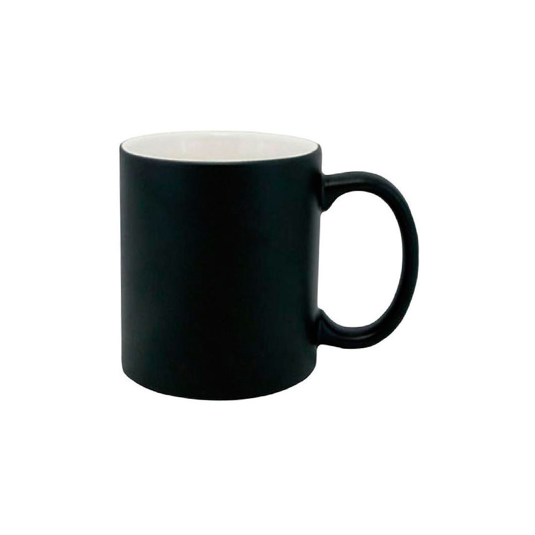 TAZA MAGICA NEGRA PARA SUBLIMACION DE 11 OZ
