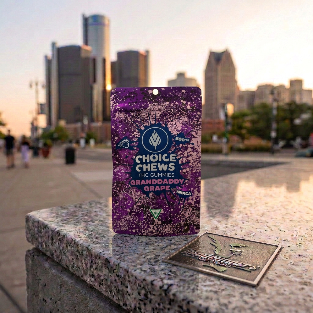 Choice Chews Gummies 200mg (Granddaddy Grape)