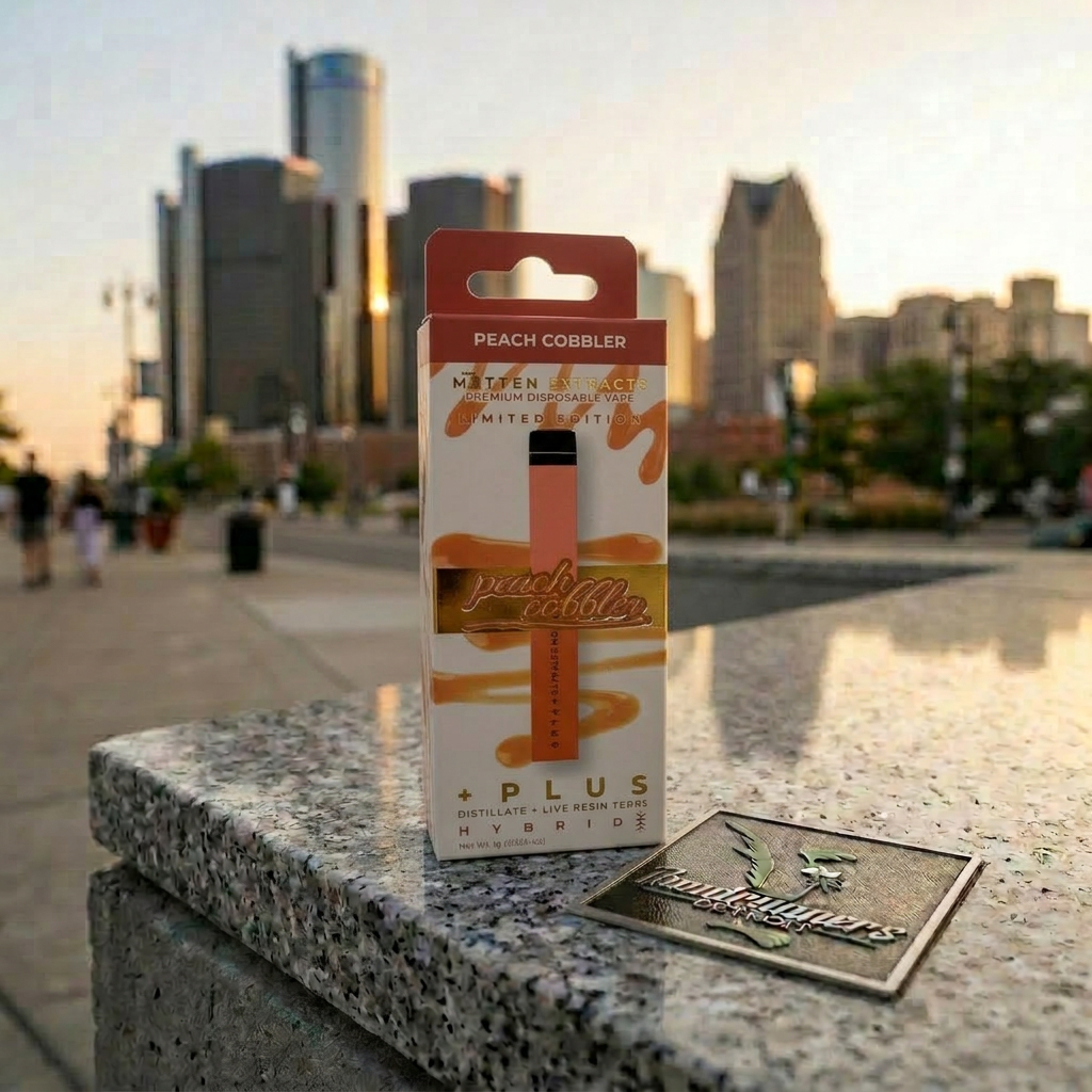 Mittens Extracts Disposable Vape (Peach Cobbler)