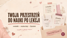 Materiały, które otrzymujesz po lekcji