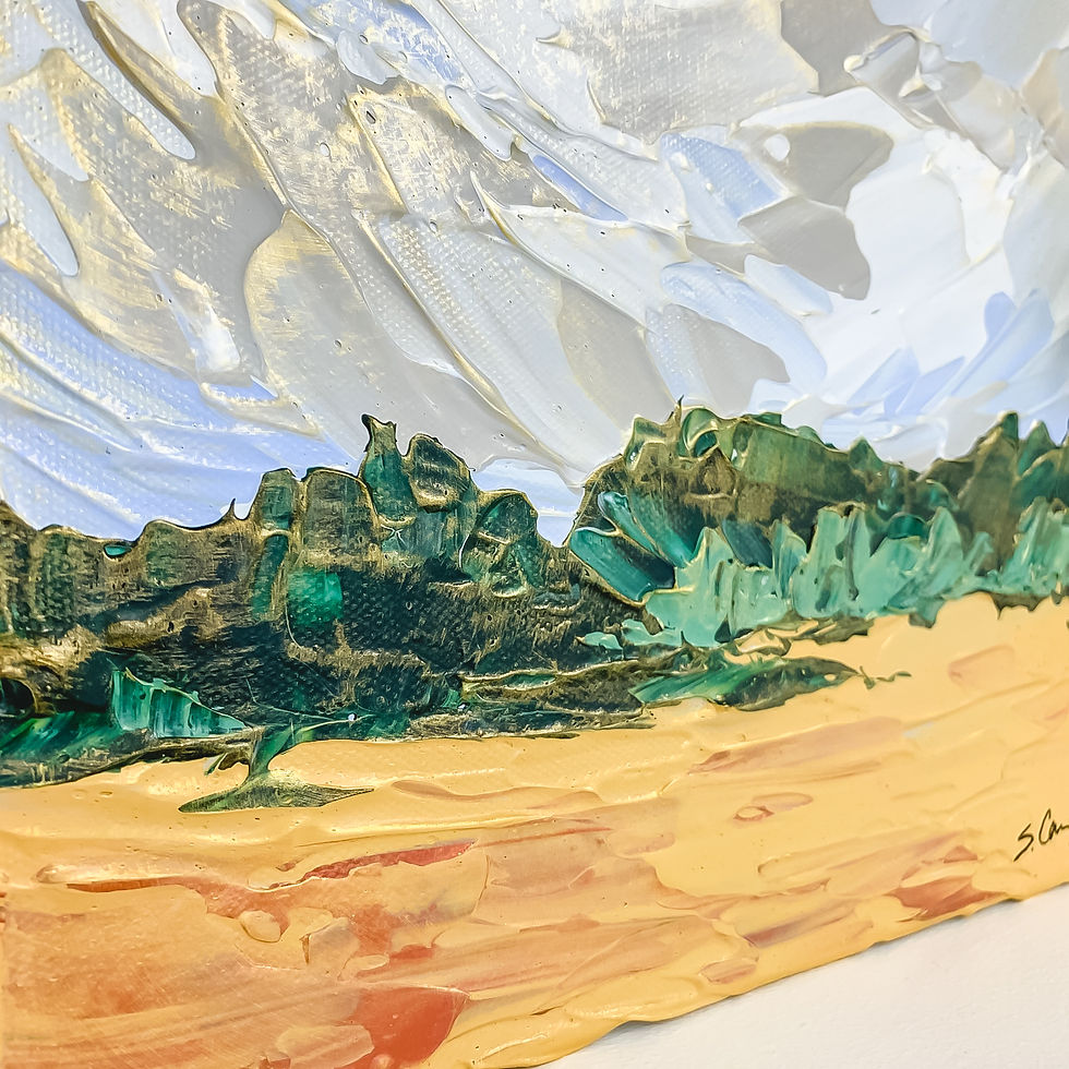 Thumbnail: 11x14" PERI BLUE LANDSCAPE - No.4