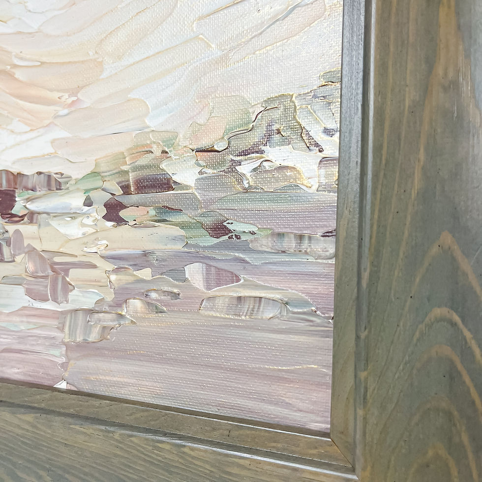 Thumbnail: 8x10" - Texture Landscape Study, No.3 Framed