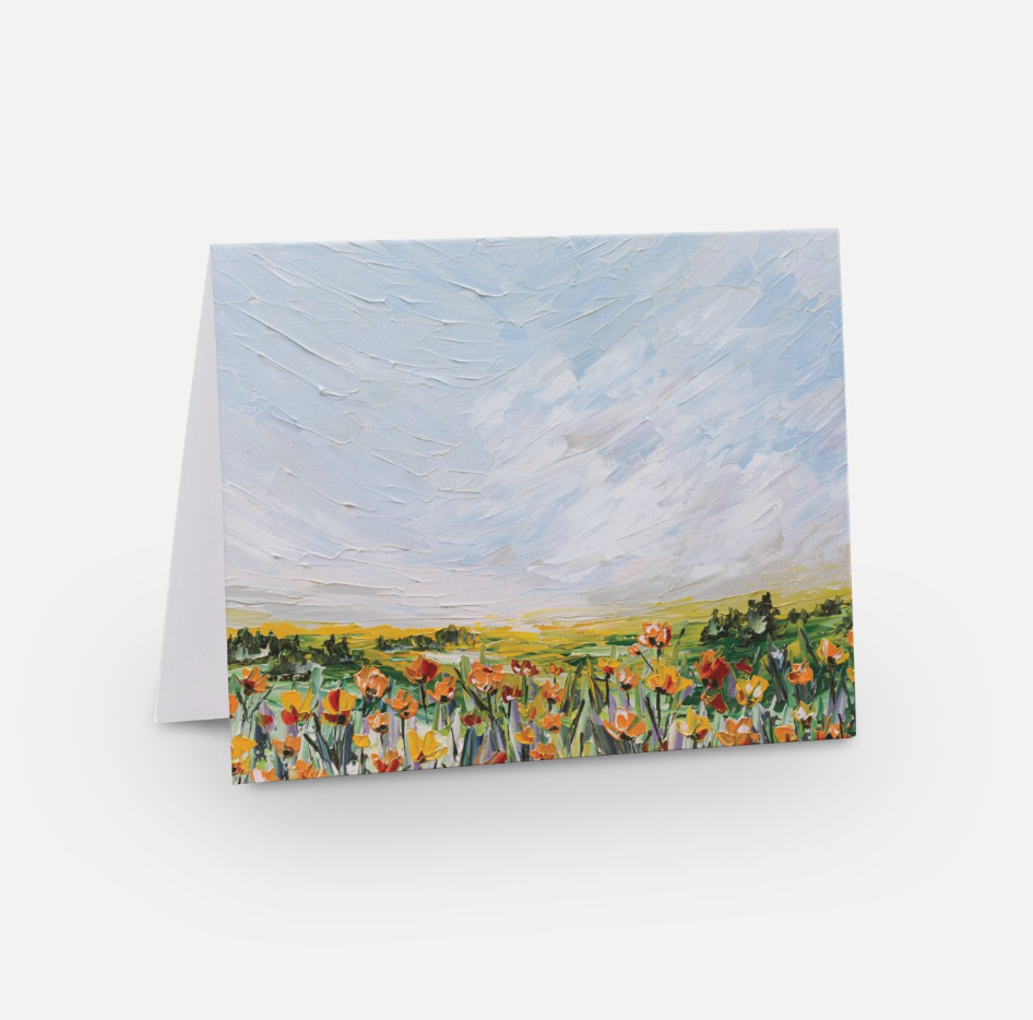Thumbnail: Folded Custom Cards w/Envelopes - 4x6" (Pack of 25)