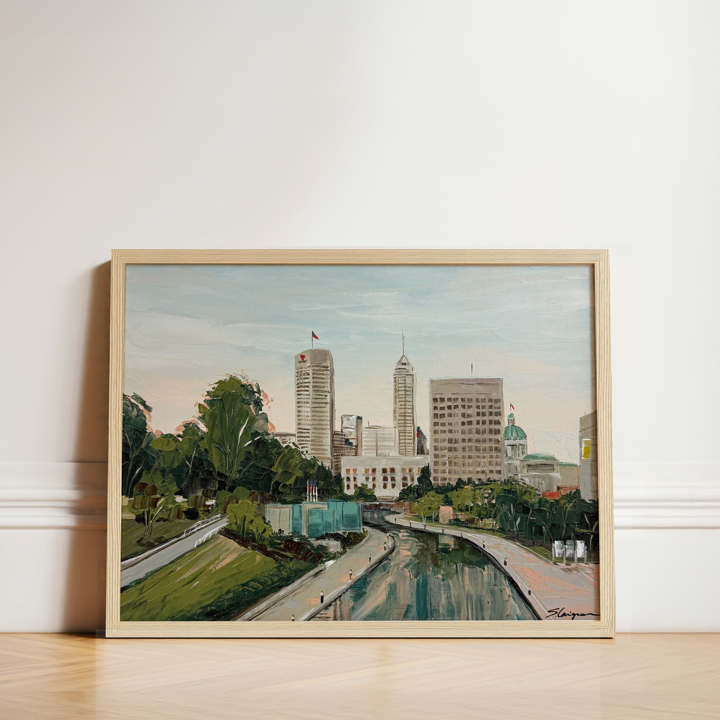 Indianapolis Canal View Study - Print