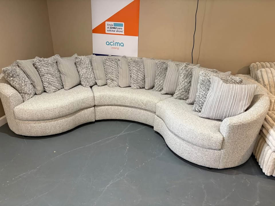 3pc Curved Sectional