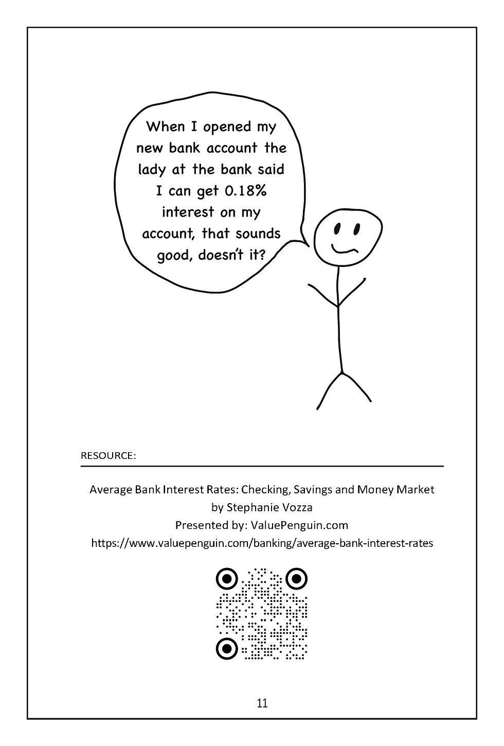 Average bank interest rates