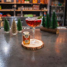 Polar Poinsettia Martini