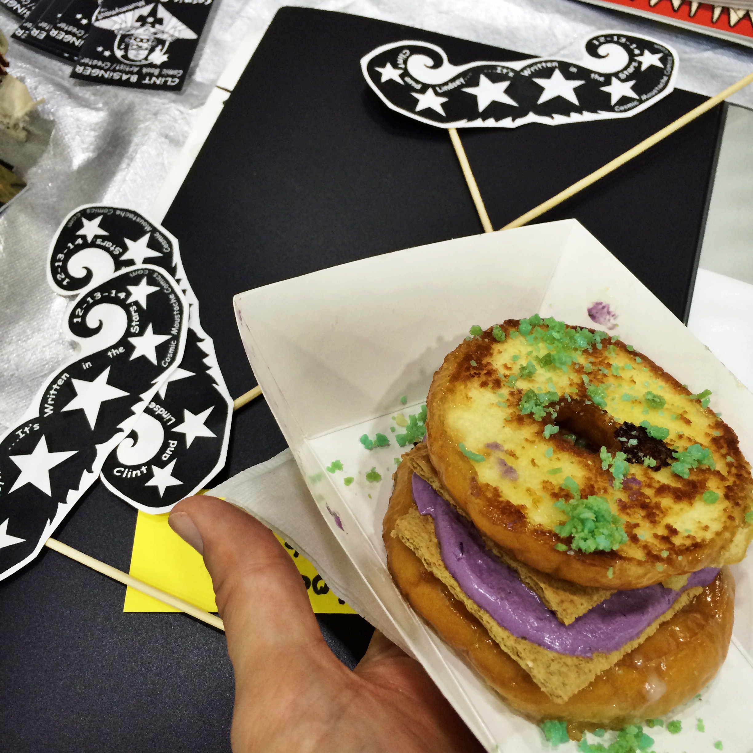 The Adam West Grilled Cheese Dougnut