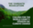 Image promoting the Cliamte justice court case. with texts: "The Vanuatu resolution" and "Calling for the world court's opinion on climate change"