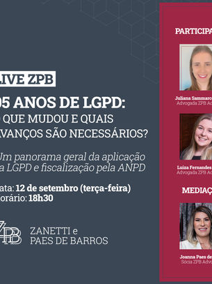 REMINDER LIVE LGPD