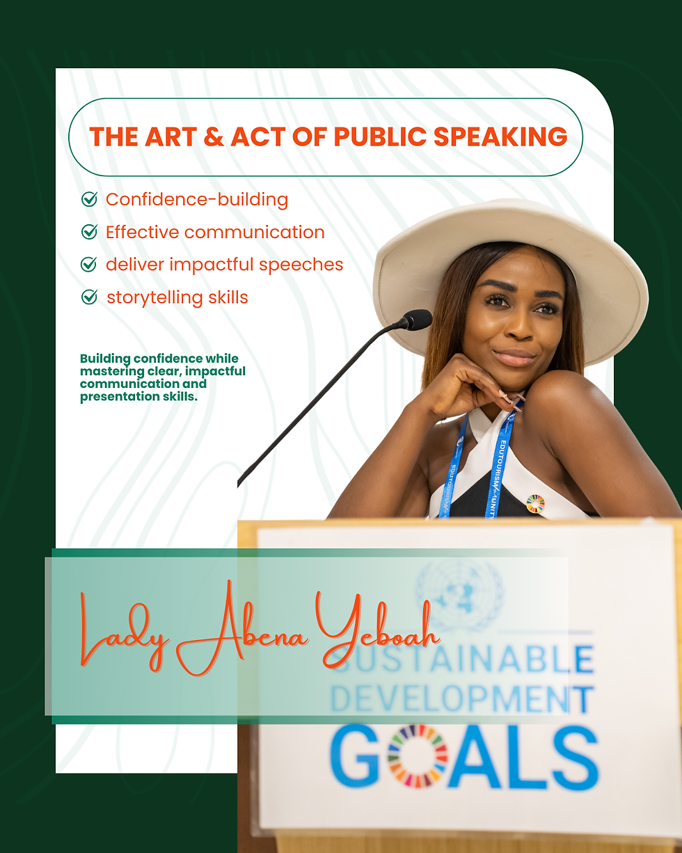 The Art & Act of Public Speaking