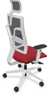 white 5-star base for 4ME office swivel chair by nowy styl