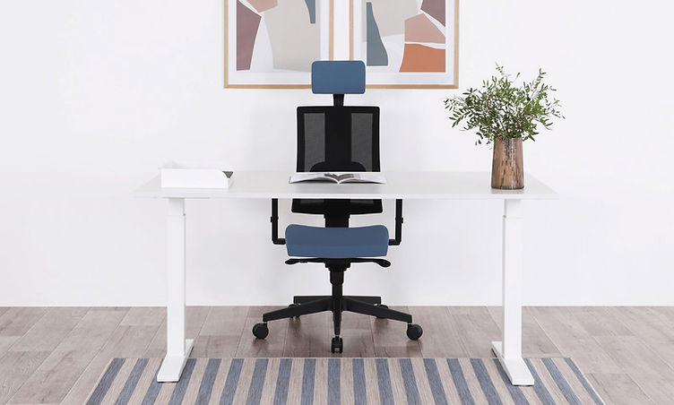 navigo-mesh-back office swivel chair by nowy styl-armrests headrest black frame