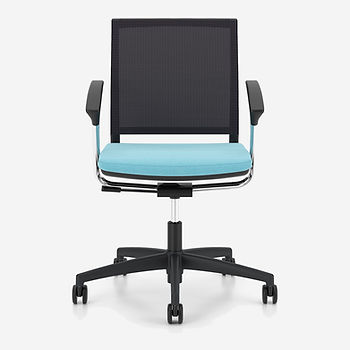 sail-swivel-conference-chair by nowy styl-mesh-back-armrests-black-frame-castors