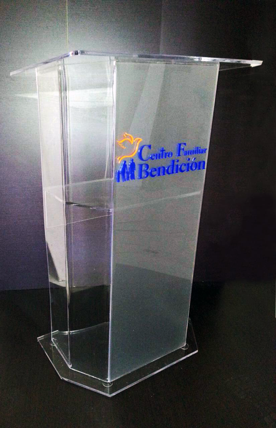 podium acrílico