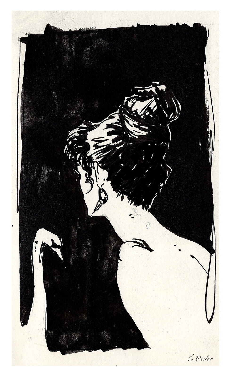 Thumbnail: Portrait of Her and a Sawn (Digital Download)