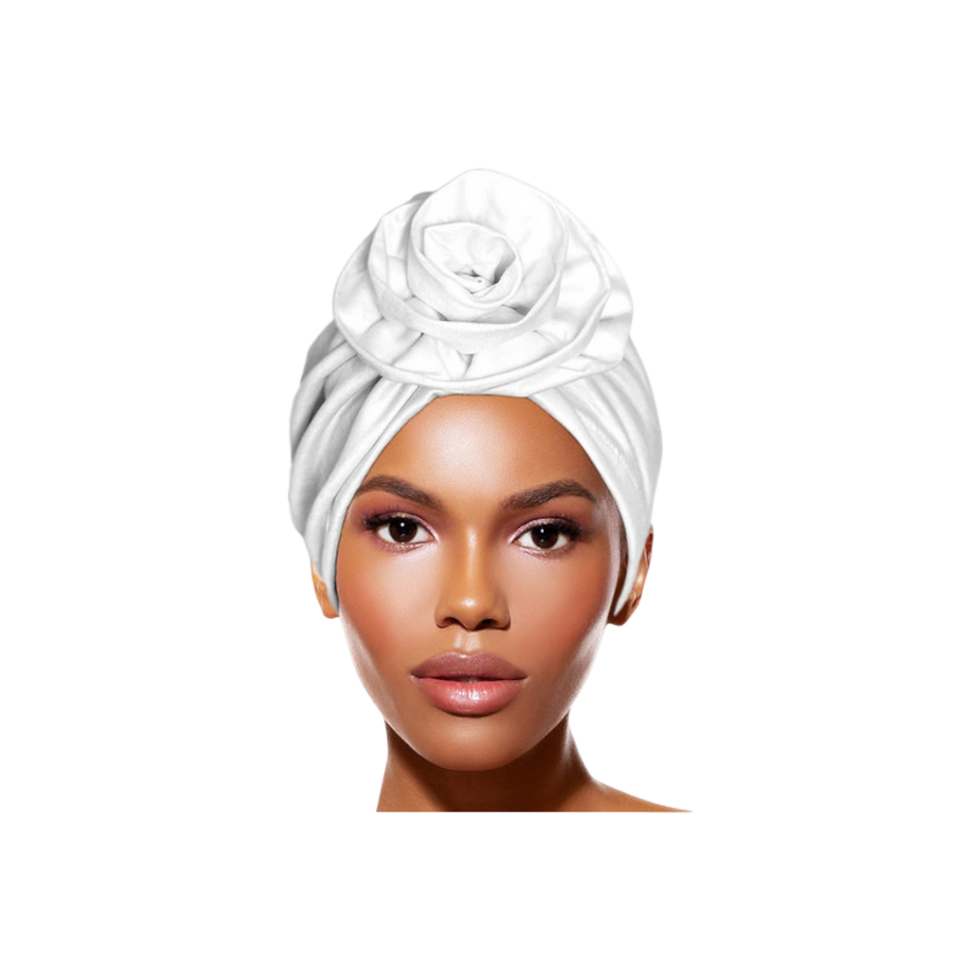 Thumbnail: TouchUps Hair Bun Cap Hair Protection Head Wrap Hairbun Cap Wrap African Turban