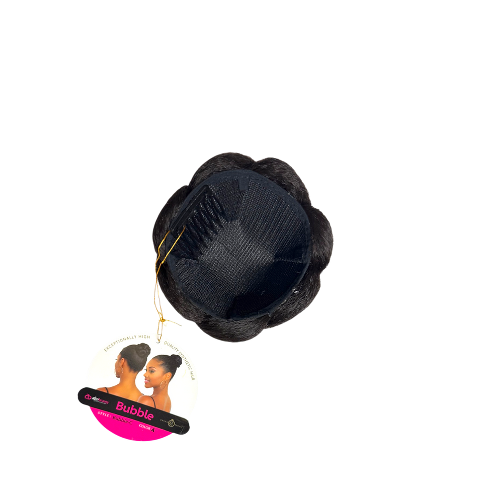 Thumbnail: AfroBeauty Bubble-C Braided Hair Chignon Synthetic Hair Bun Hairpiece Clip
