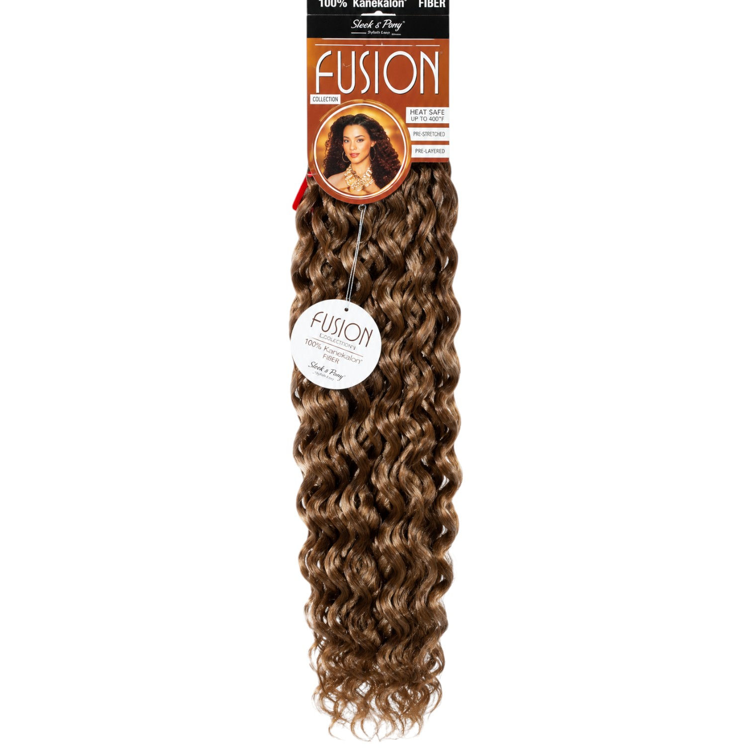 Lord and Cliff Fusion 90pc Hair Extensions 100% Human Remi Hair Spanish Wave 16"