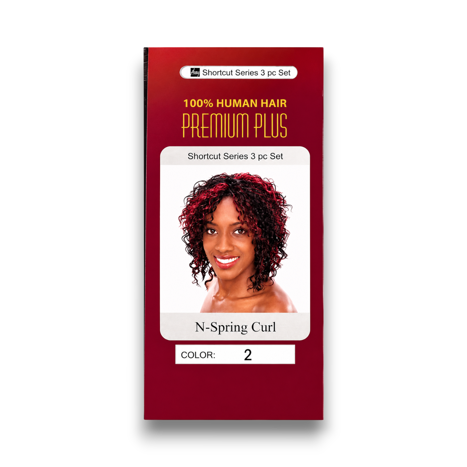 Amy Shortcut Series 3pc Set Freya N-Spring Curl 100% Human Hair Premium Plus