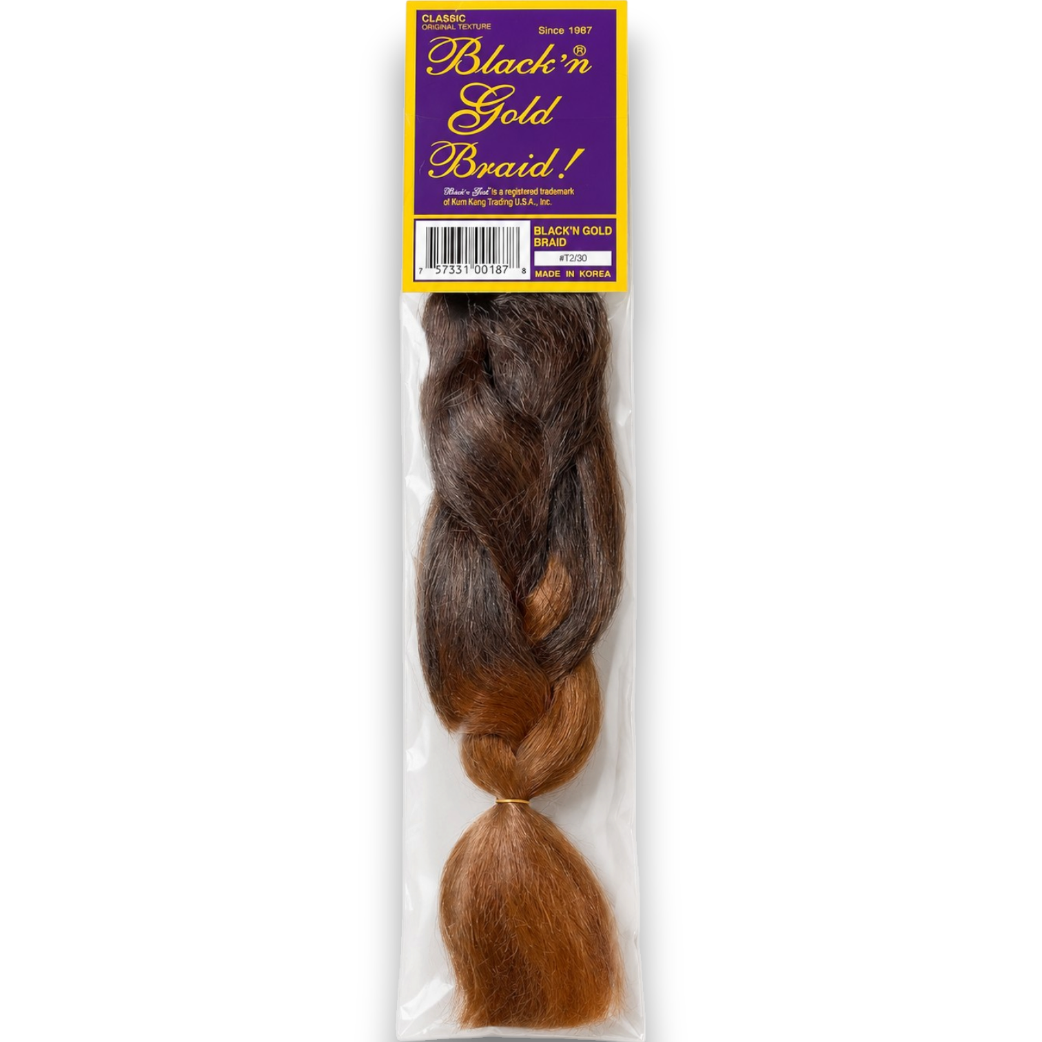 Black 'N Gold Classic Braiding Hair