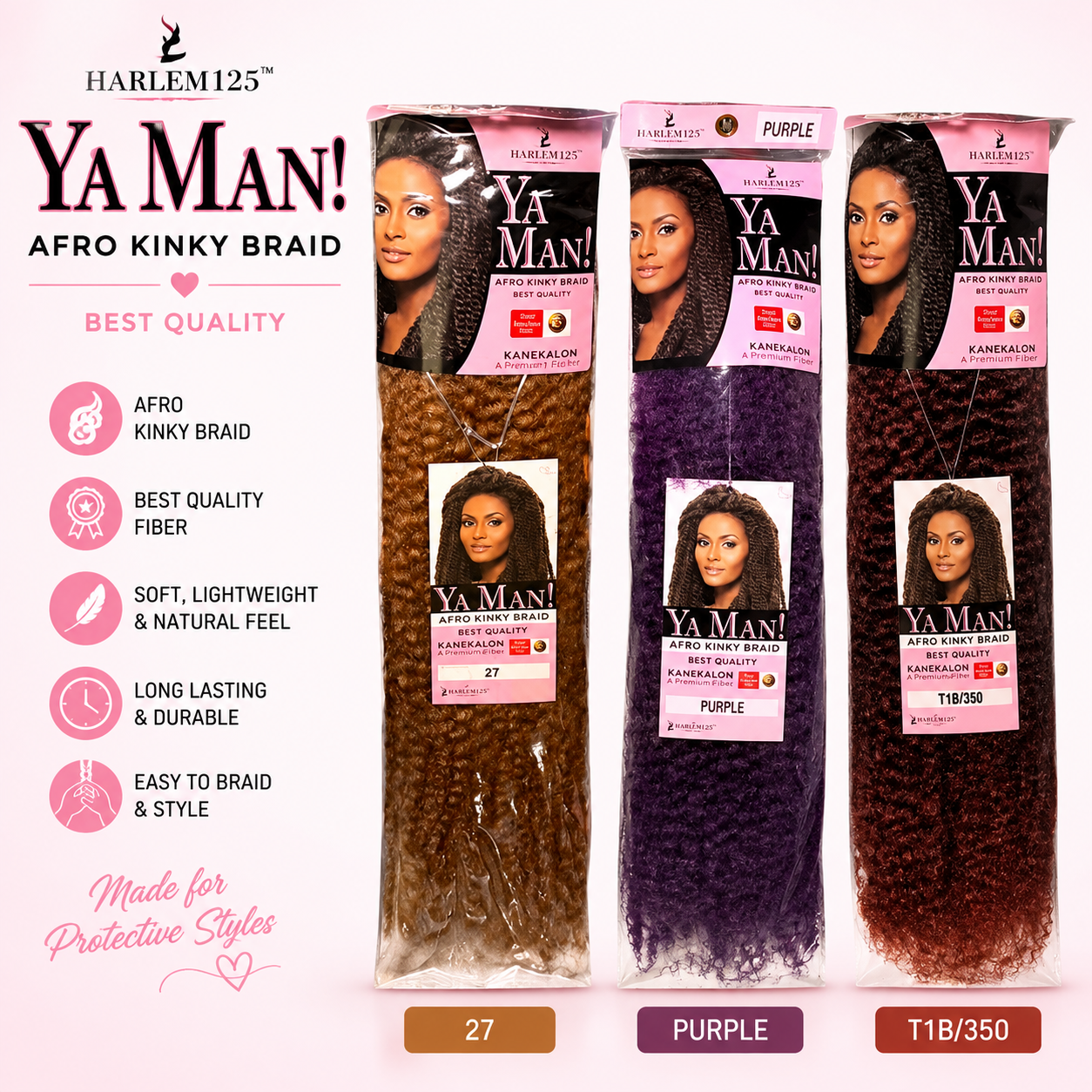 Harlem125 Ya Man! Afro Kinky Braid